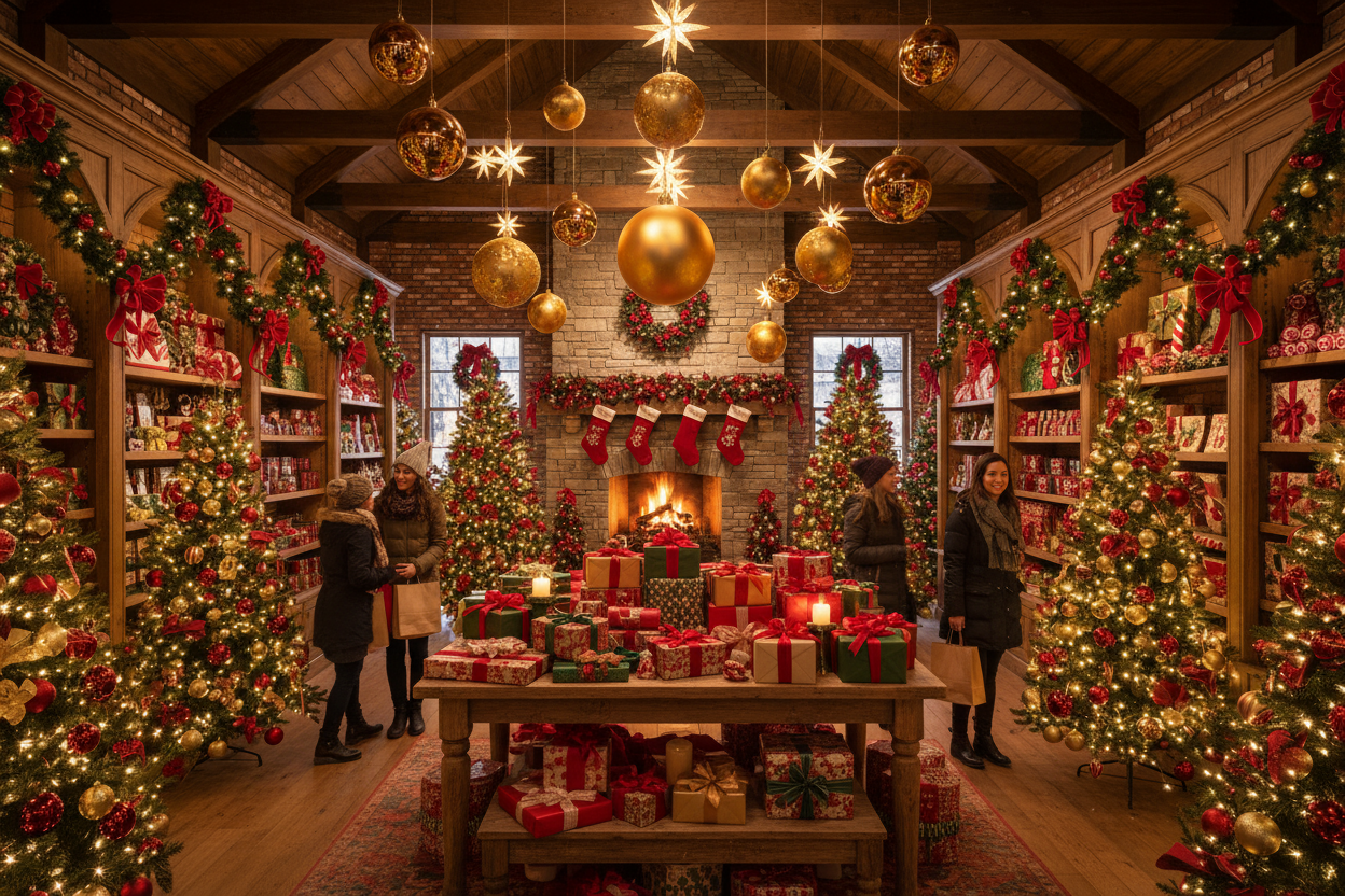 圣诞氛围商店