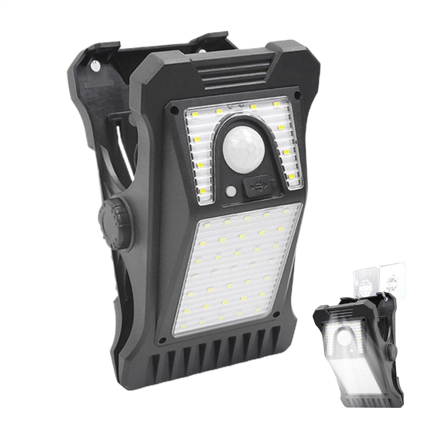Equisafety Solar Powered LED Outdoor Light Clip
