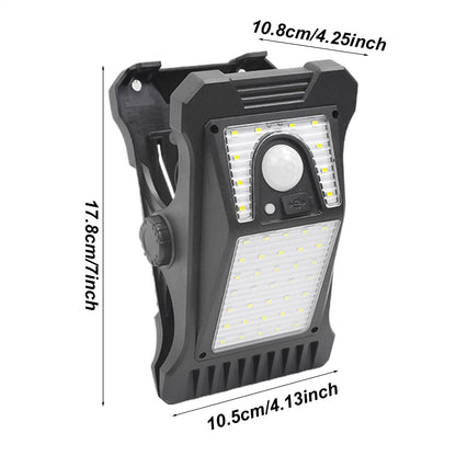 Equisafety Solar Powered LED Outdoor Light Clip